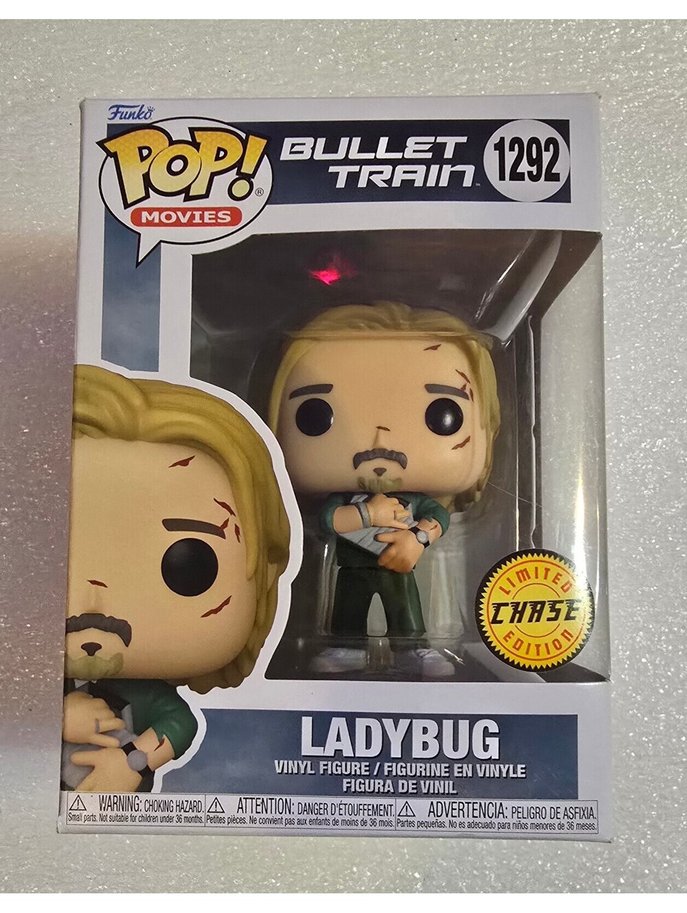 Funko Pop! Movies Bullet Train 1292 Ladybug (Chase) MINT